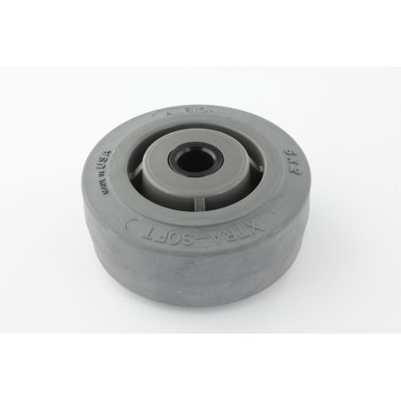 WHEEL, 05.0D 2.00W 0.75B, GRAY, W/ BSHG POUR AUTOLAVEUSE TENNANT