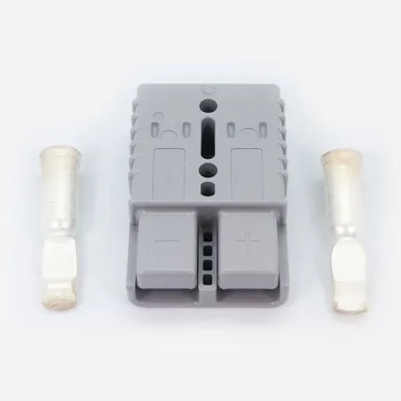 FICHE DE CHARGE DE BATTERIE GRISE 175 AMPERES POUR AUTOLAVEUSE