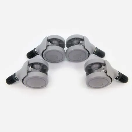 KIT GROUPE DE 4 ROUES POUR SEAU LAVEUR DE VITRES 22 LITRES ICA