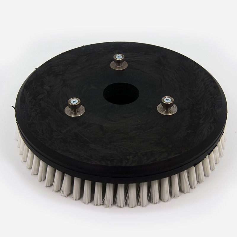 BROSSE POLYPROPYLENE (PPL) DIAM 265MM/BRIN 0,60MM POUR AUTOLAVEUSE FLOORPUL  (DIAM ORIFICE 46MM)