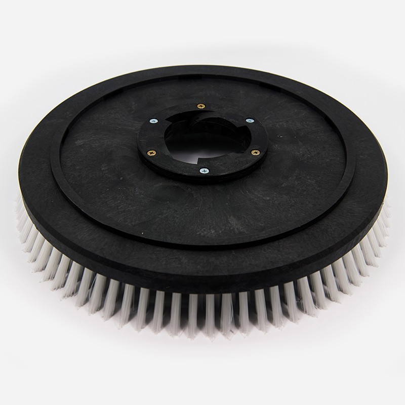 BROSSE BLANCHE PPL070 DIAM 355MM POUR AUTOLAVEUSE KARCHER BD TRIKE BIKE